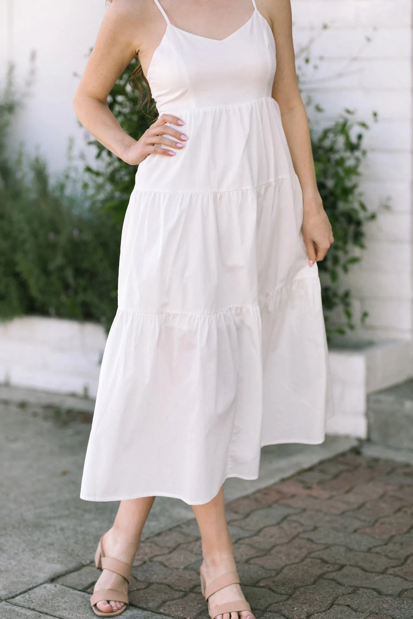 Ryder V-Neck Tiered Dress sold by Morning Lavender product image thumbnail 3