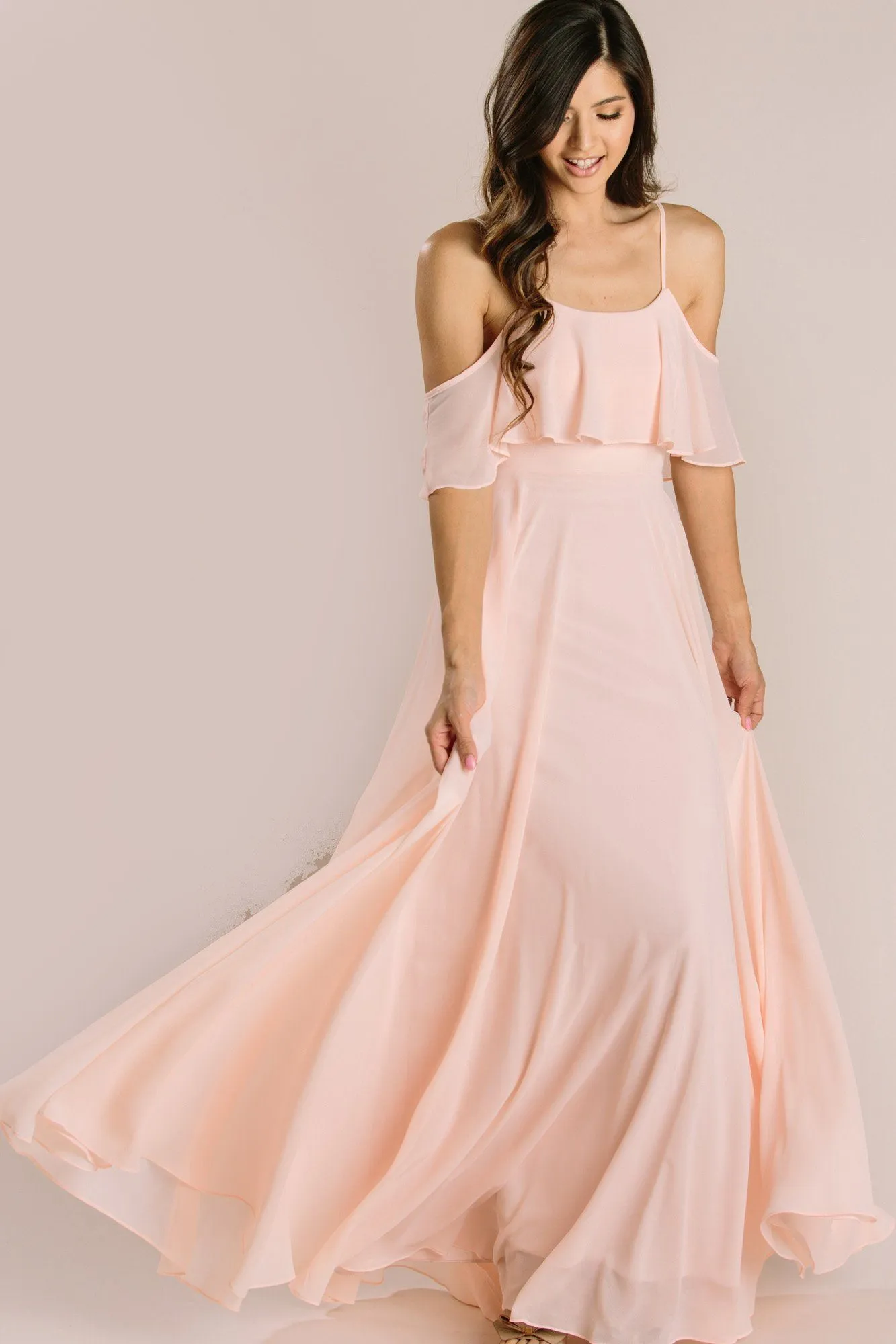 Adele Ruffle Maxi Dress sold by Morning Lavender product image thumbnail 5