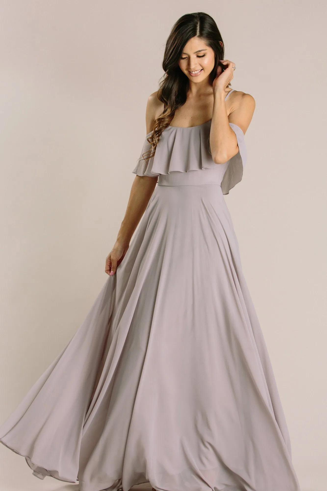 Adele Ruffle Maxi Dress sold by Morning Lavender product image thumbnail 2