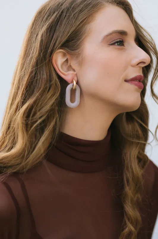 Cecilia Velvet Linked Post Earrings sold by Morning Lavender