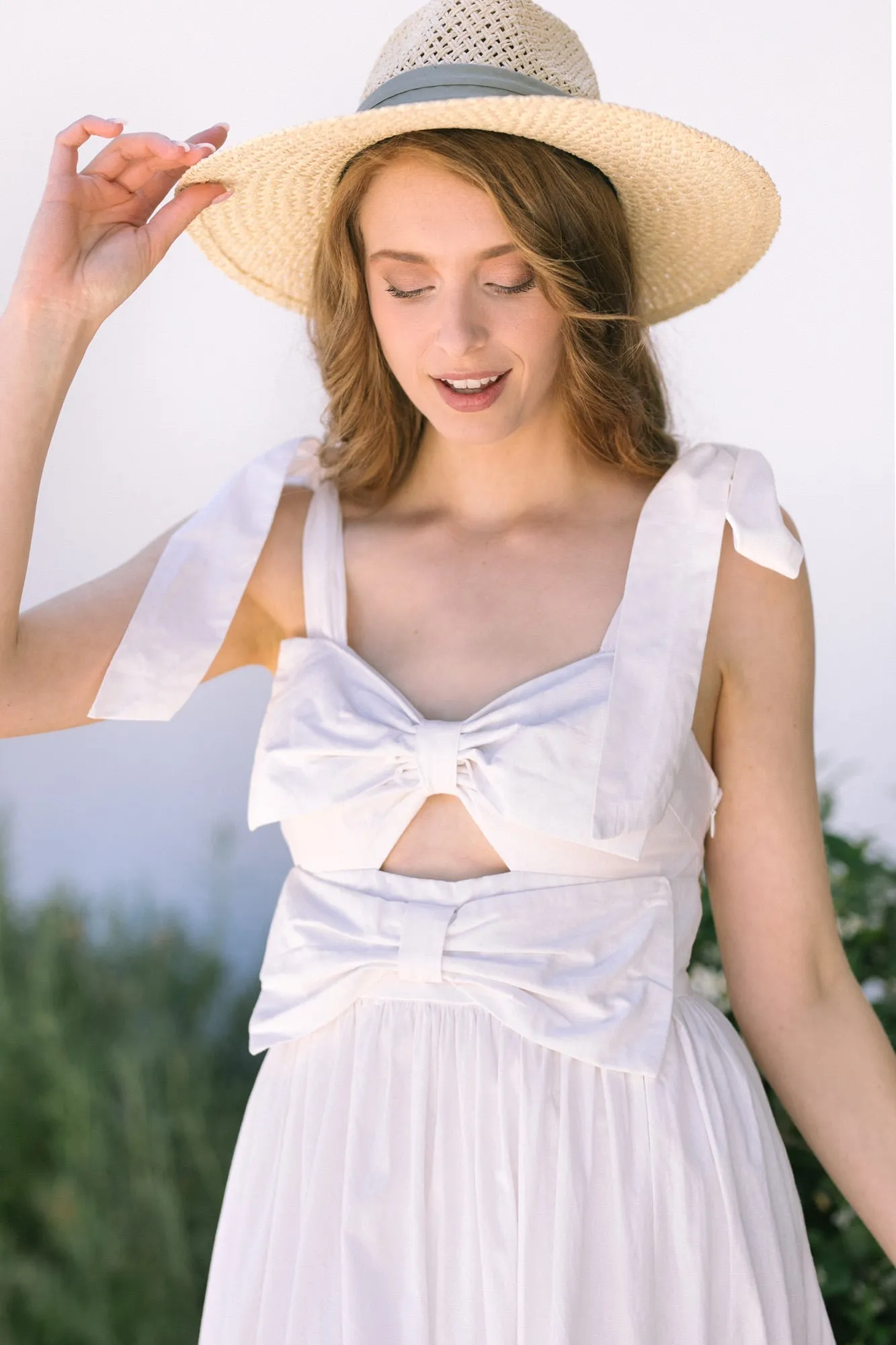 Tehani Bow Tiered Dress sold by Morning Lavender product image thumbnail 4