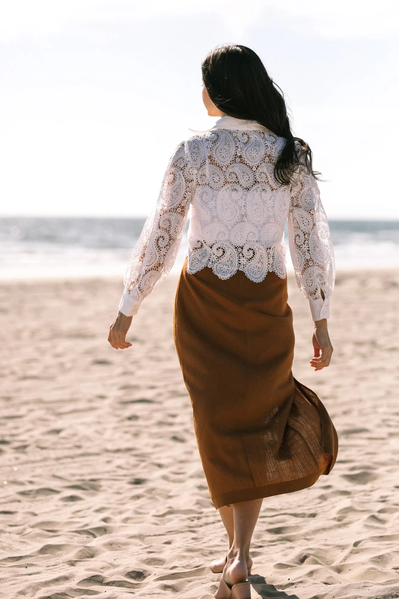 Addie Lace Buttoned Shirt sold by Morning Lavender product image thumbnail 4