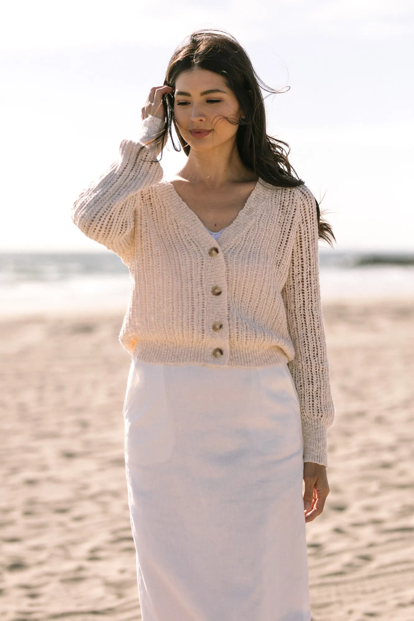 Brandy Buttoned Knit Cardigan sold by Morning Lavender