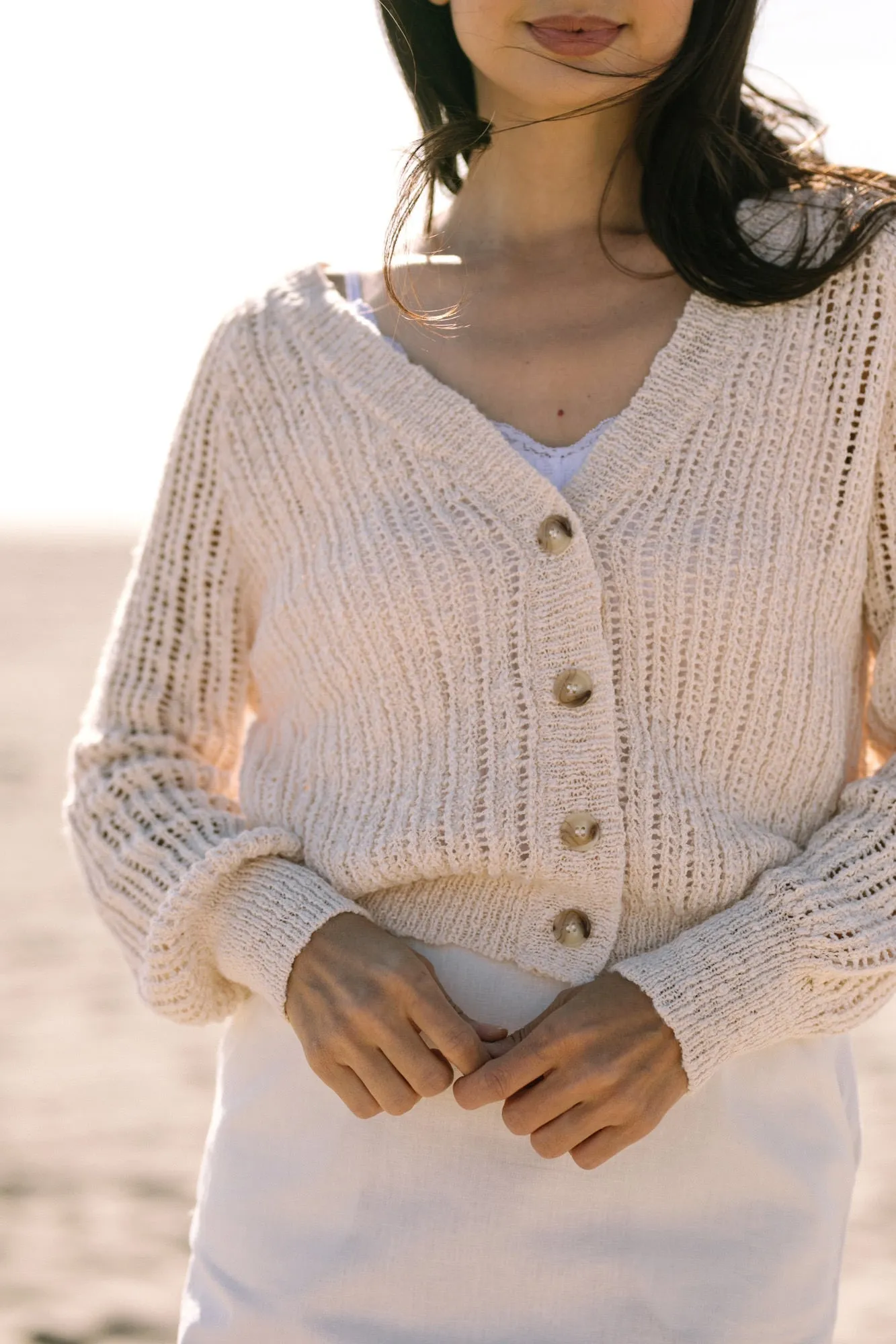 Brandy Buttoned Knit Cardigan sold by Morning Lavender product image thumbnail 2