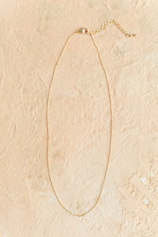 Mary Dainty Chain Necklace sold by Morning Lavender