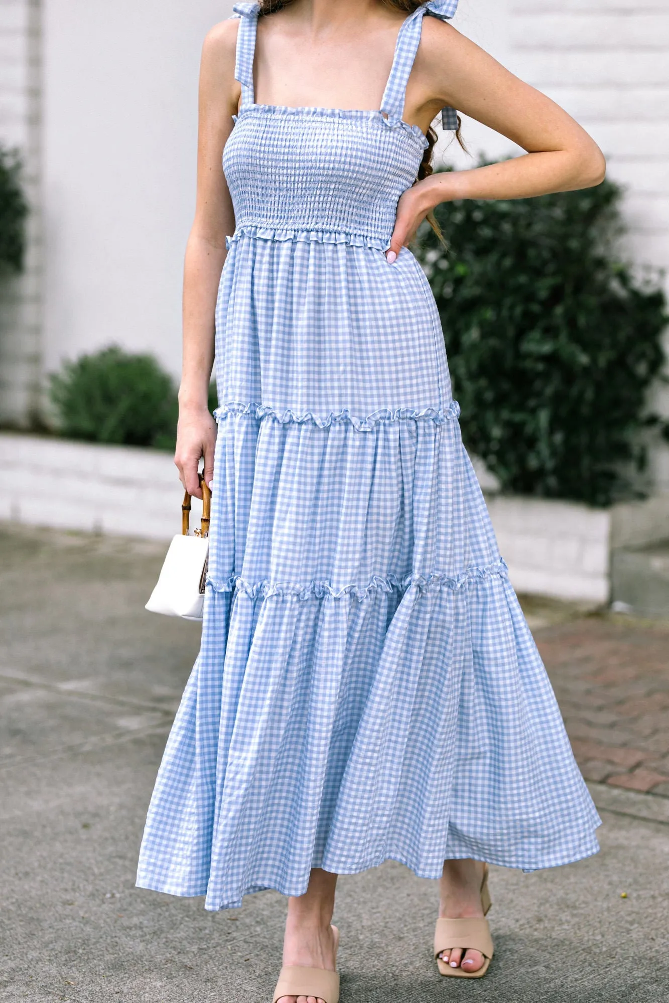 Hayden Gingham Maxi Dress sold by Morning Lavender product image thumbnail 4