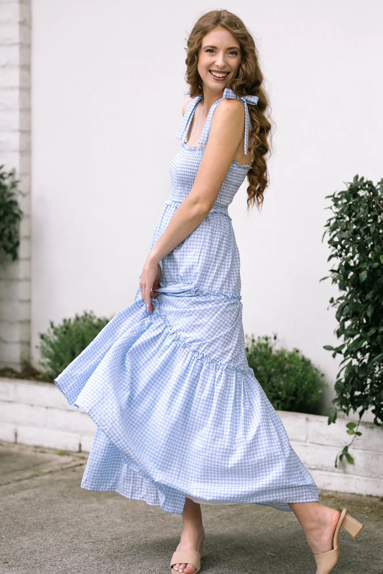 Hayden Gingham Maxi Dress sold by Morning Lavender product image thumbnail 3