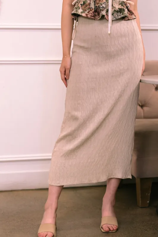 Gladys Textured Midi Skirt sold by Morning Lavender