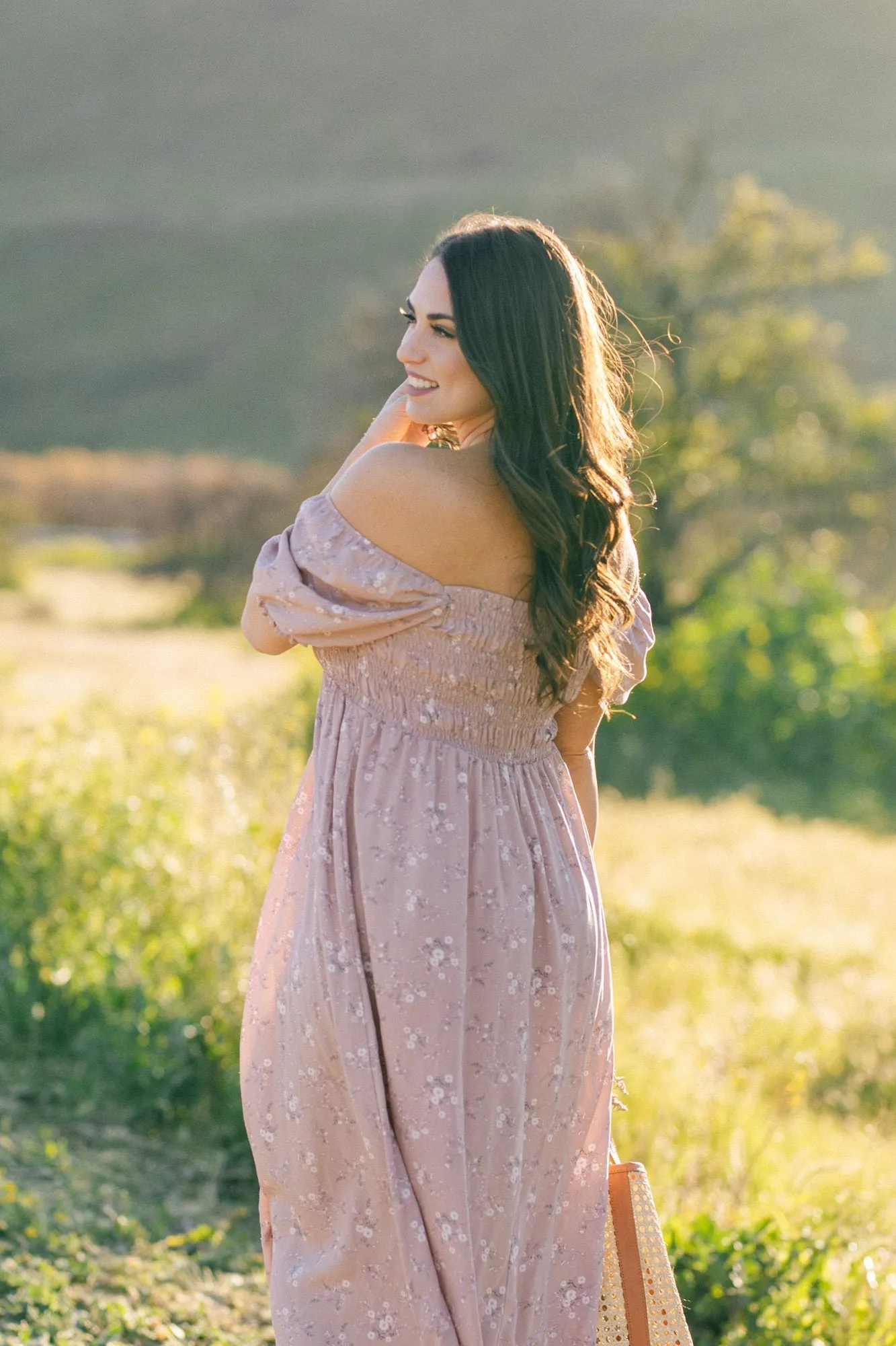 Michelle Smocked Maxi Dress sold by Morning Lavender product image thumbnail 4