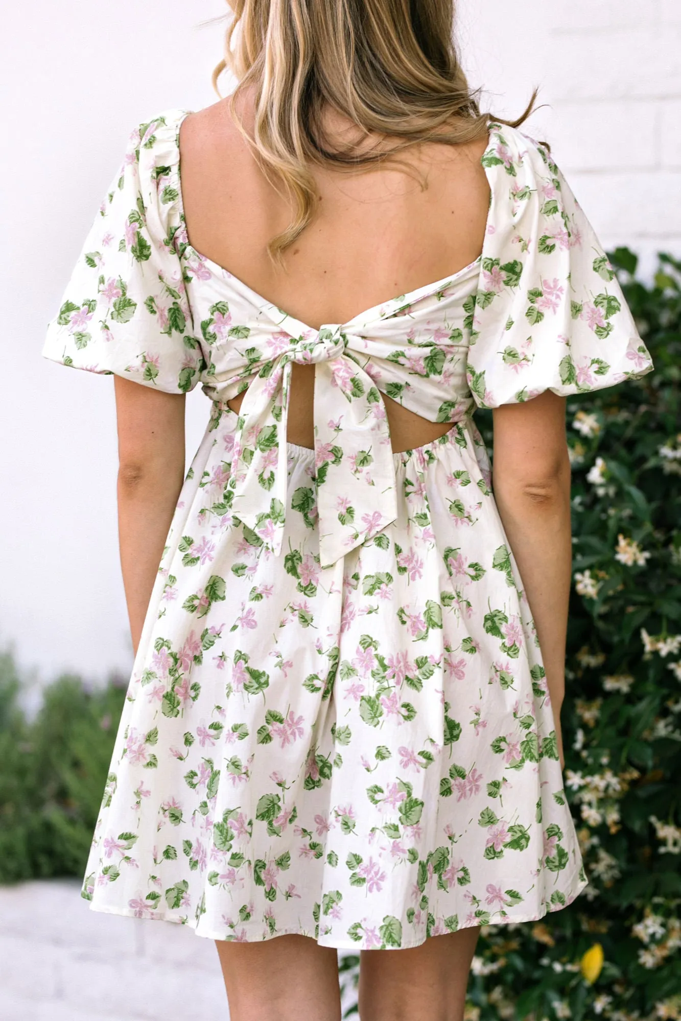 Callie Puff Sleeve Mini Dress sold by Morning Lavender product image thumbnail 5