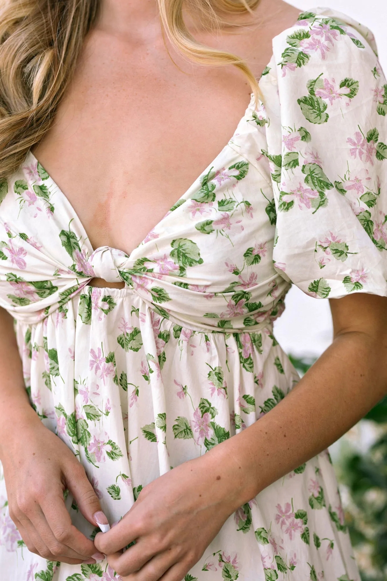 Callie Puff Sleeve Mini Dress sold by Morning Lavender product image thumbnail 4