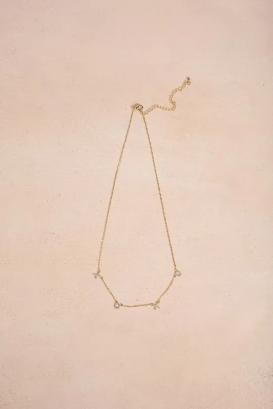 Liv XOXO Crystal Necklace sold by Morning Lavender