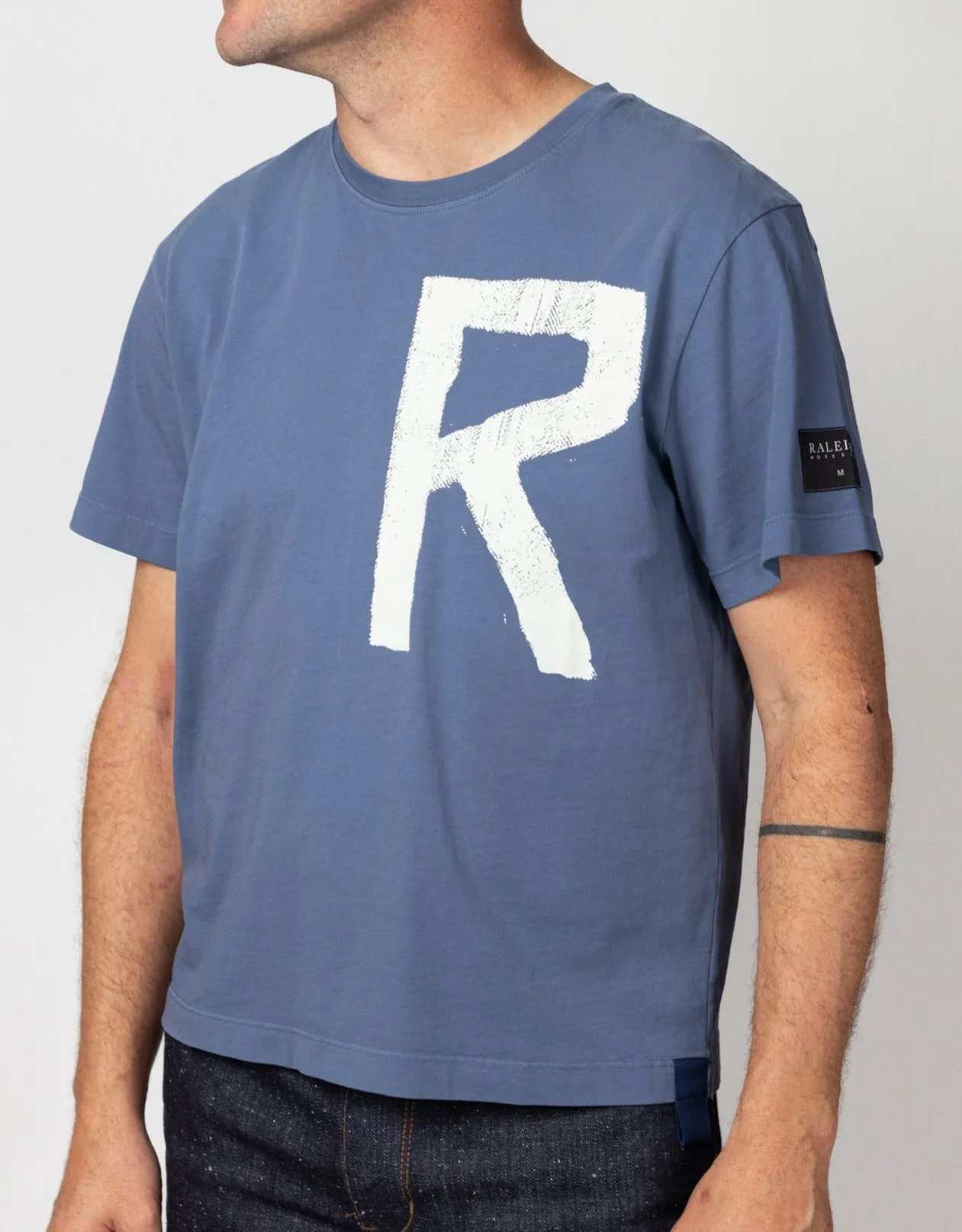 Letter R Tee sold by Raleigh Denim Workshop