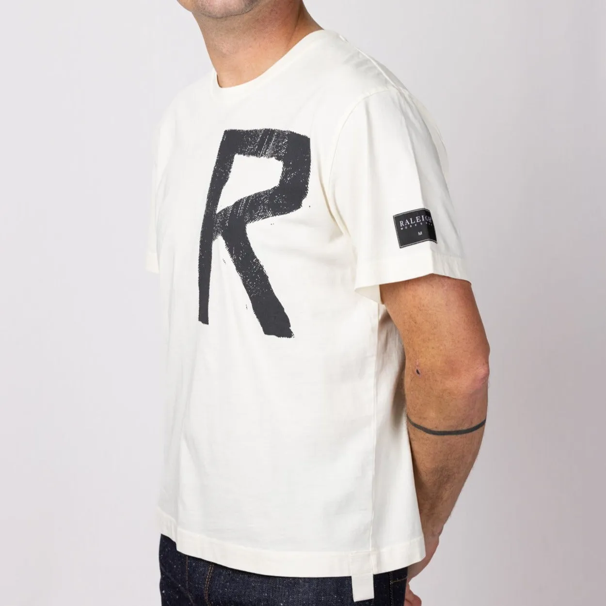 Letter R Tee sold by Raleigh Denim Workshop product image thumbnail 5