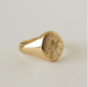 Diana Signet Ring sold by Raleigh Denim Workshop