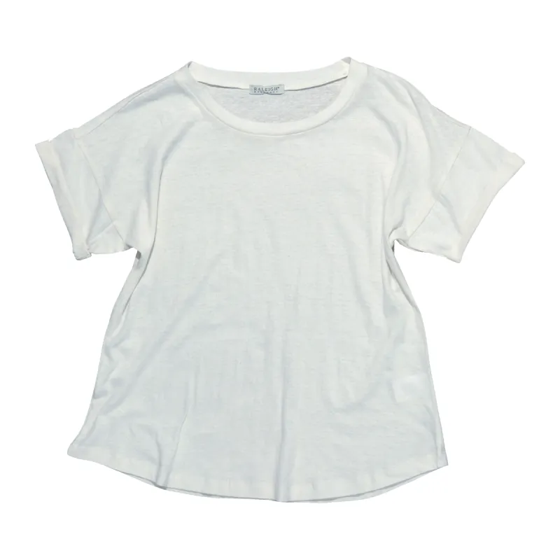 Breezy Tee | Linen Jersey sold by Raleigh Denim Workshop