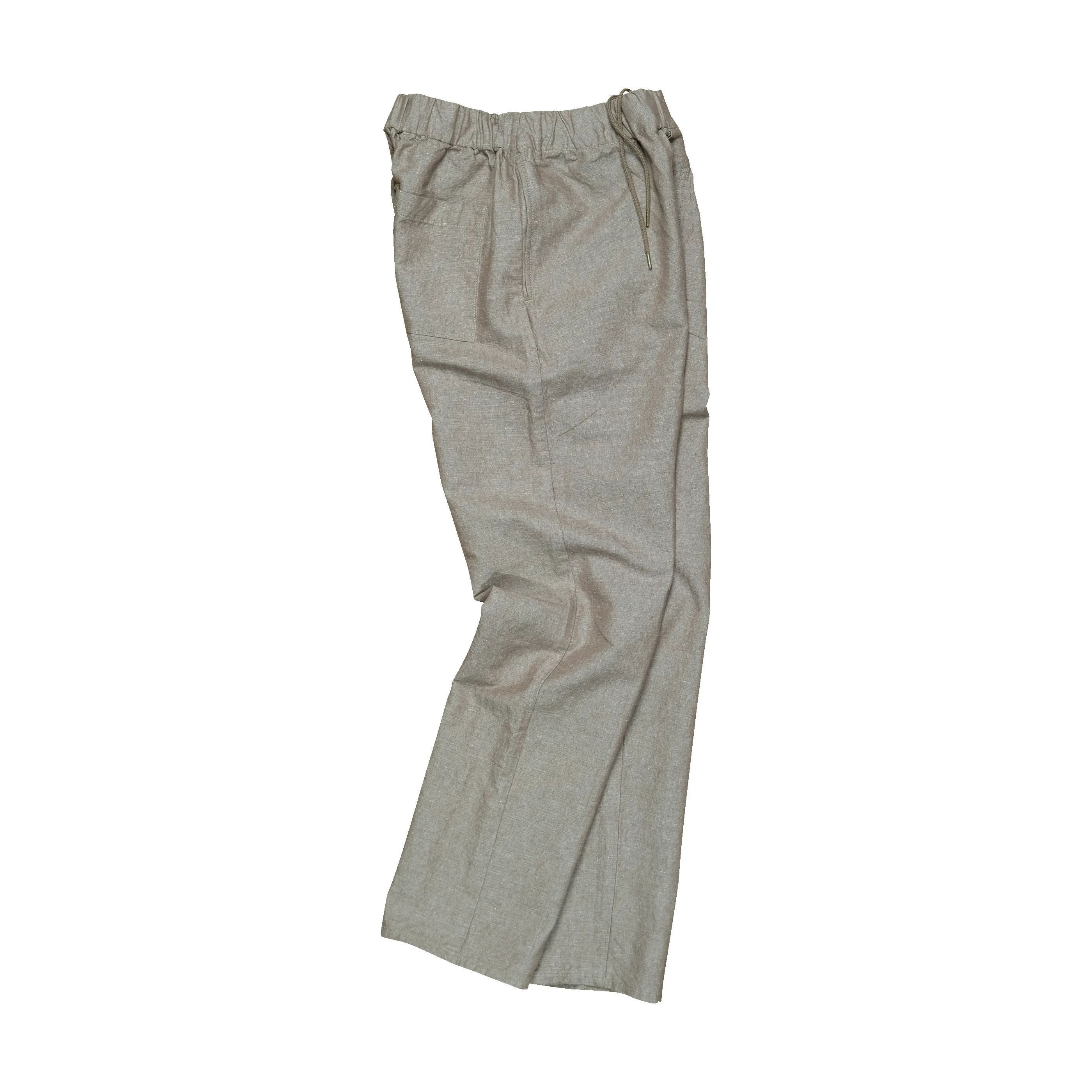 Back Pocket Drawstring Pant | Flax sold by Raleigh Denim Workshop