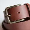 Classic Leather Belt sold by Raleigh Denim Workshop