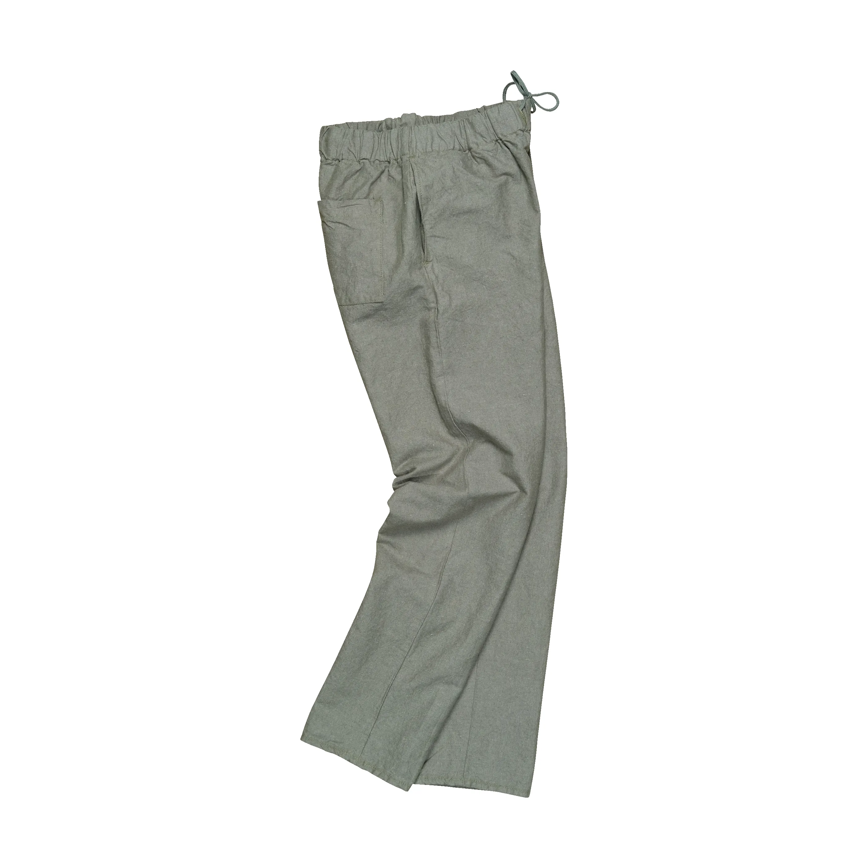 Back Pocket Drawstring Pant | Lichen sold by Raleigh Denim Workshop