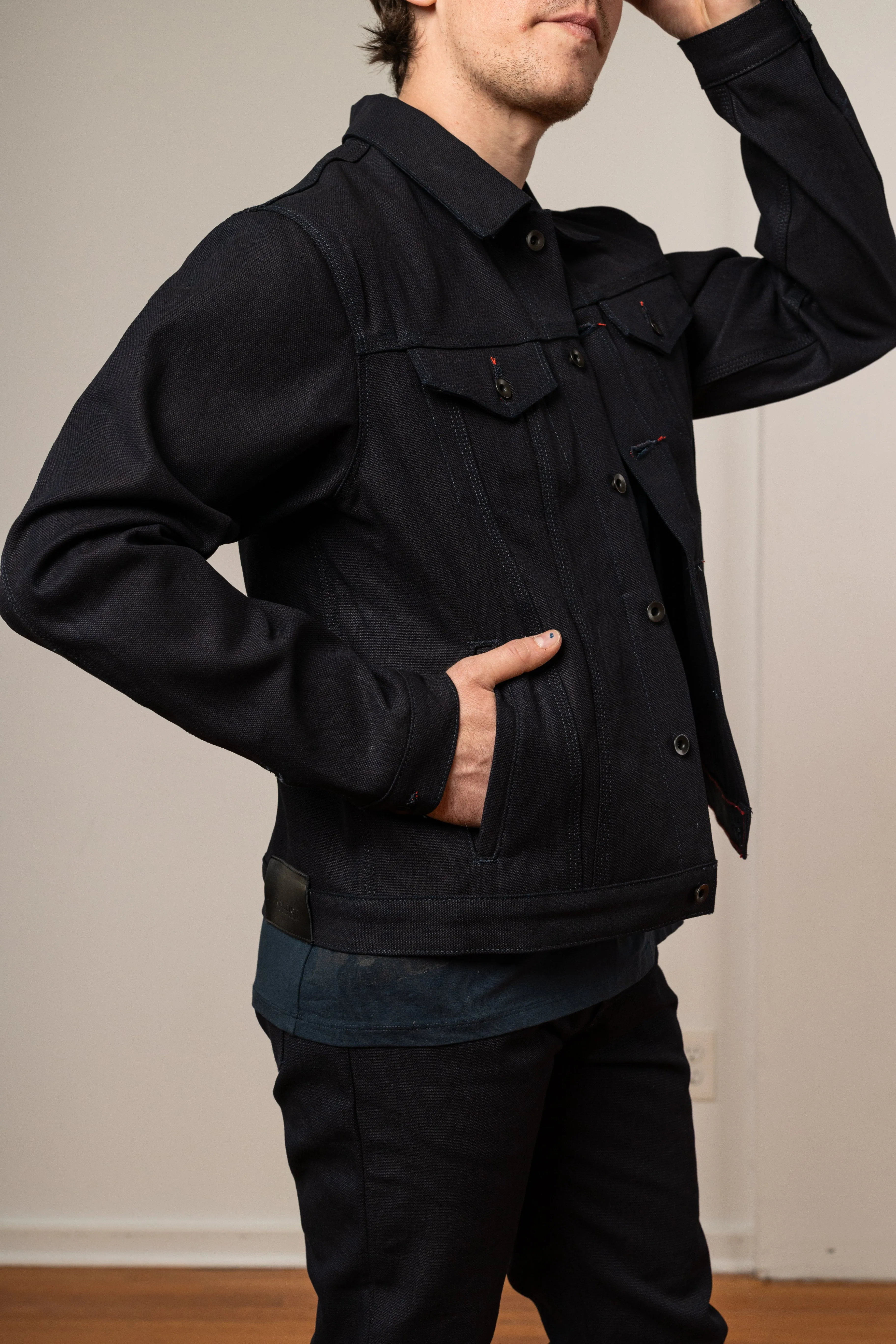 Denim Jacket | Basketweave sold by Raleigh Denim Workshop product image thumbnail 2