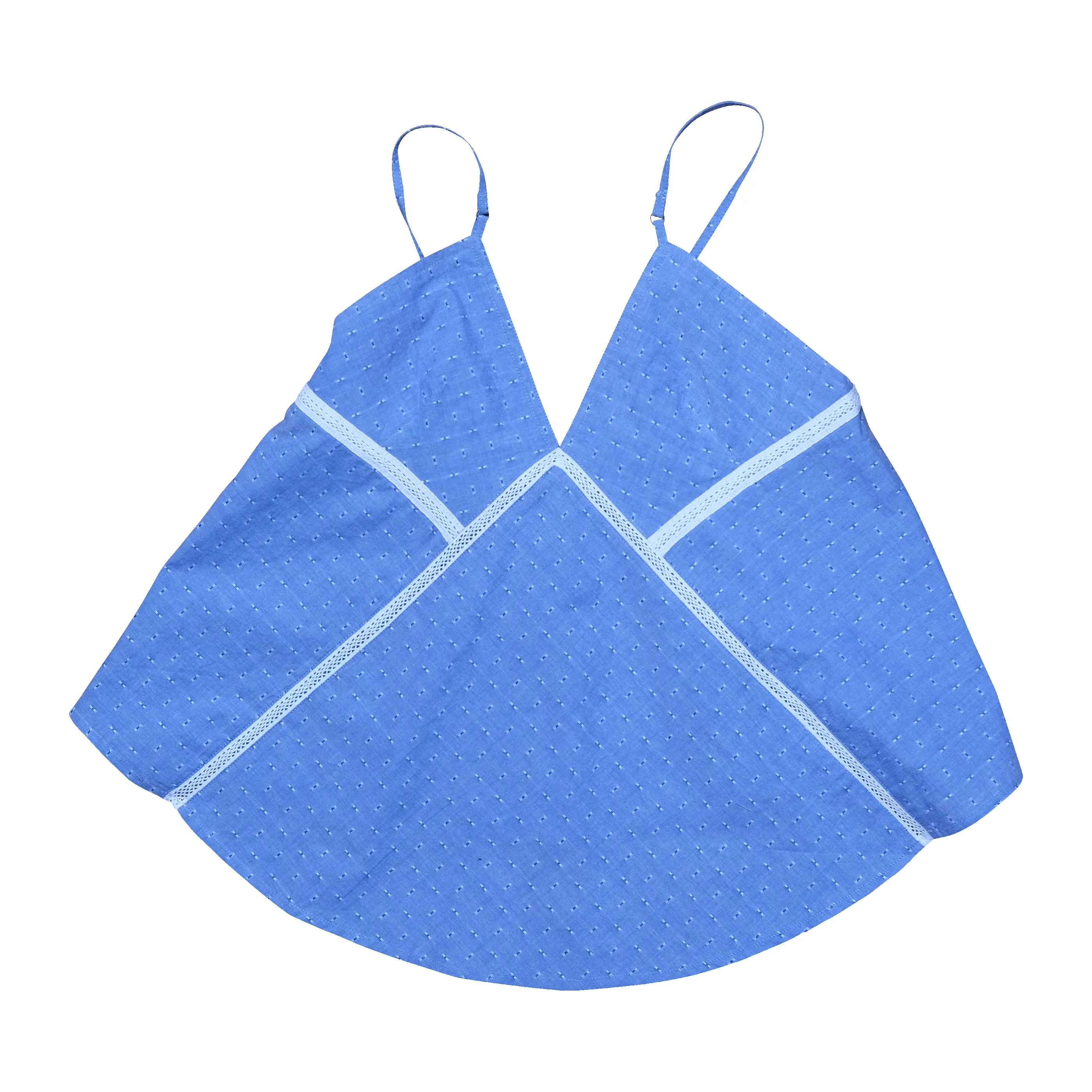 Berti Cami | Blue Dobby sold by Raleigh Denim Workshop