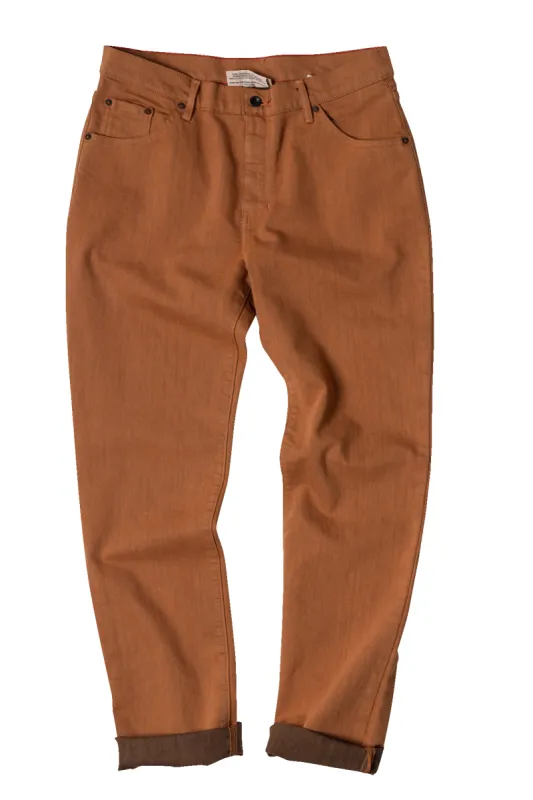 Alexander Stretch | Terracotta sold by Raleigh Denim Workshop