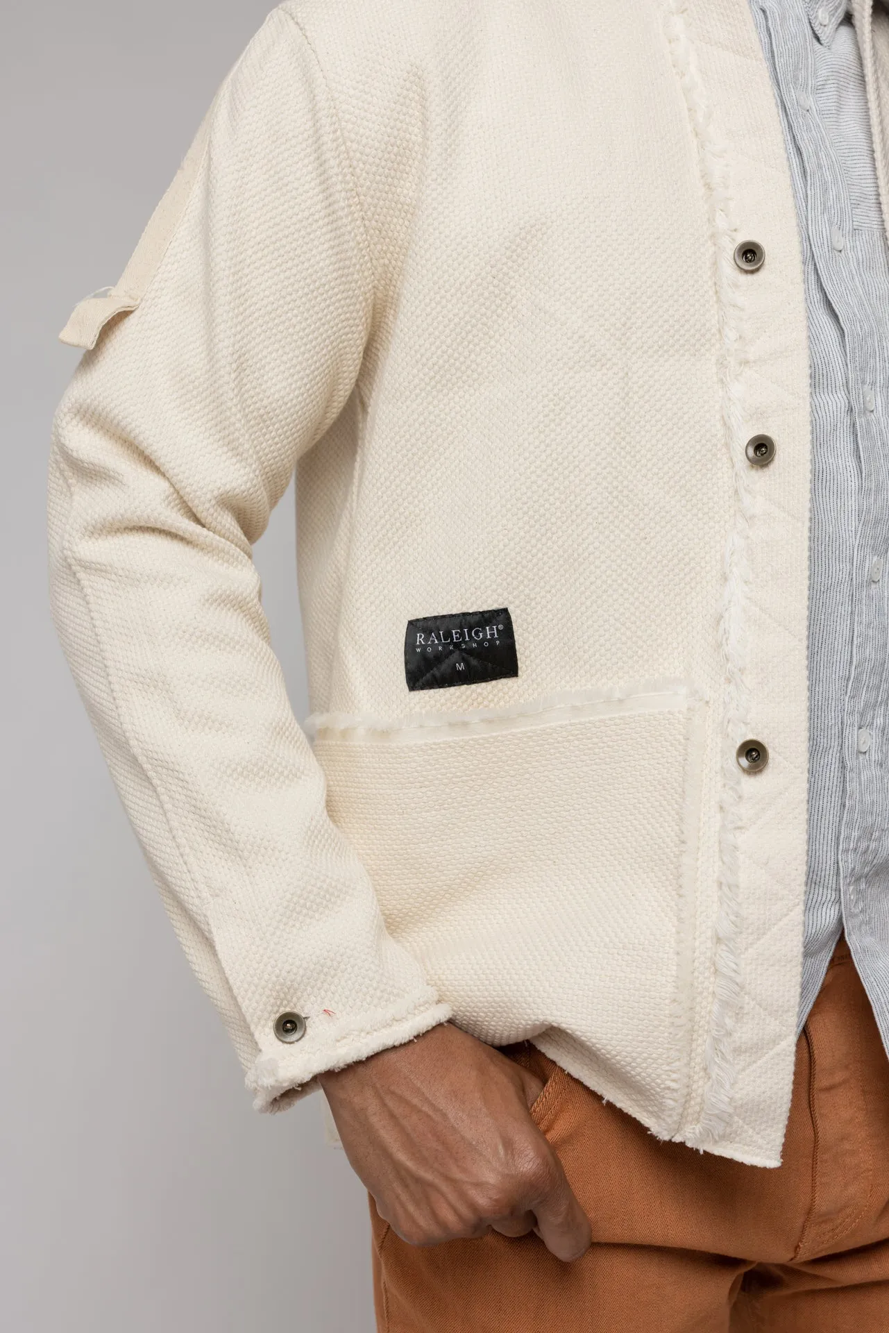 Chore Coat | Surplus Herringbone sold by Raleigh Denim Workshop product image thumbnail 4