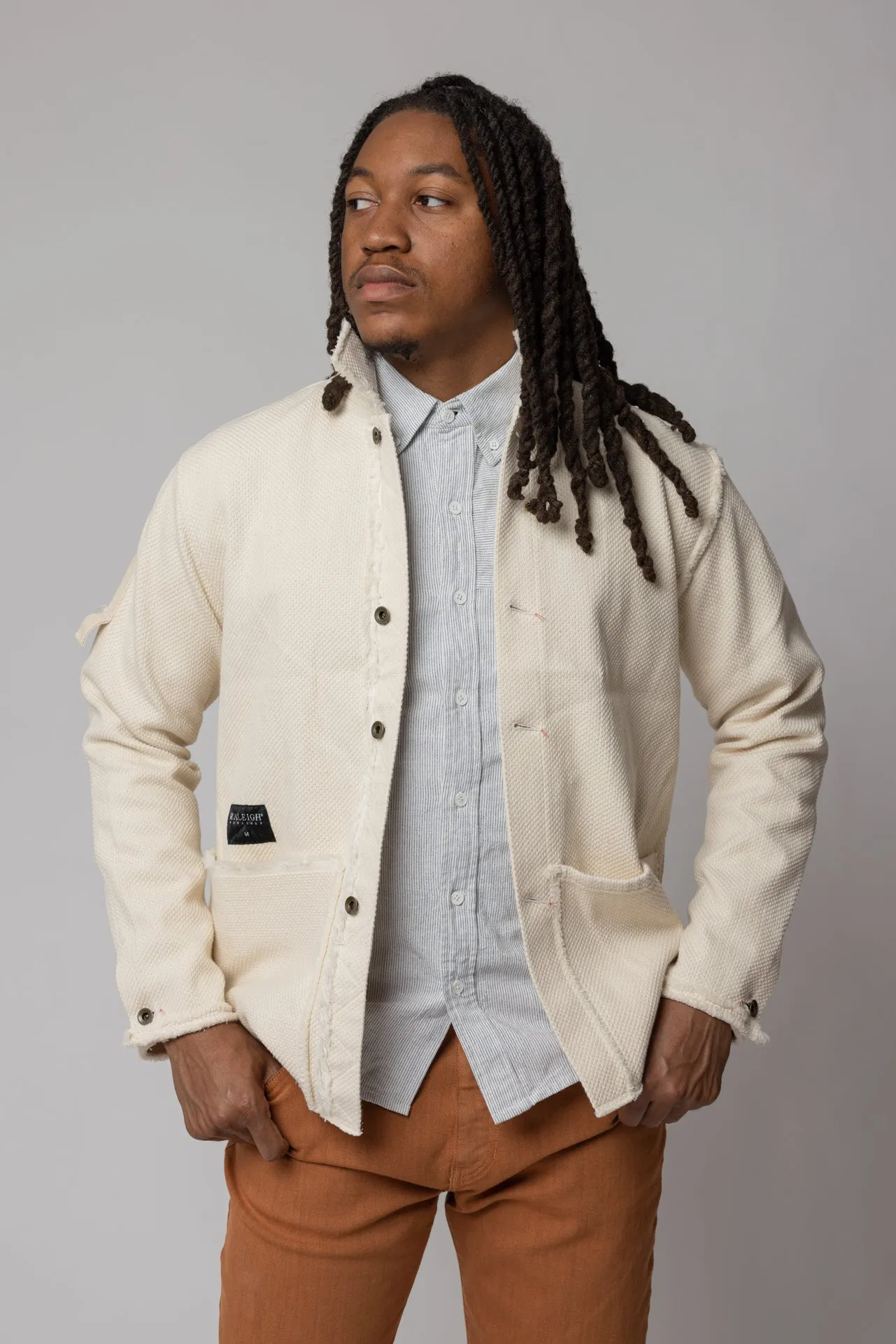 Chore Coat | Surplus Herringbone sold by Raleigh Denim Workshop product image thumbnail 3