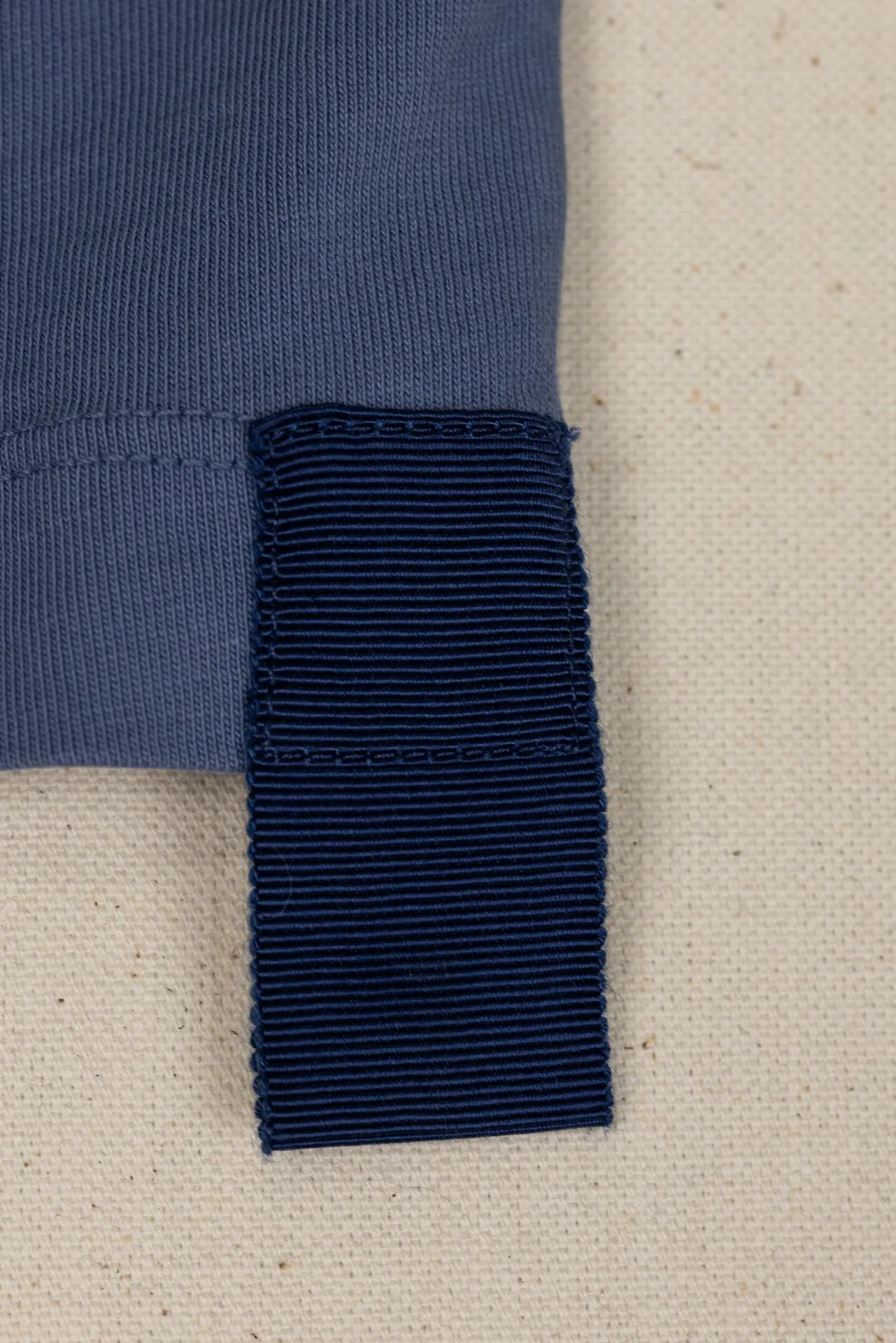 Solid Label Tee | Overcast sold by Raleigh Denim Workshop product image thumbnail 5