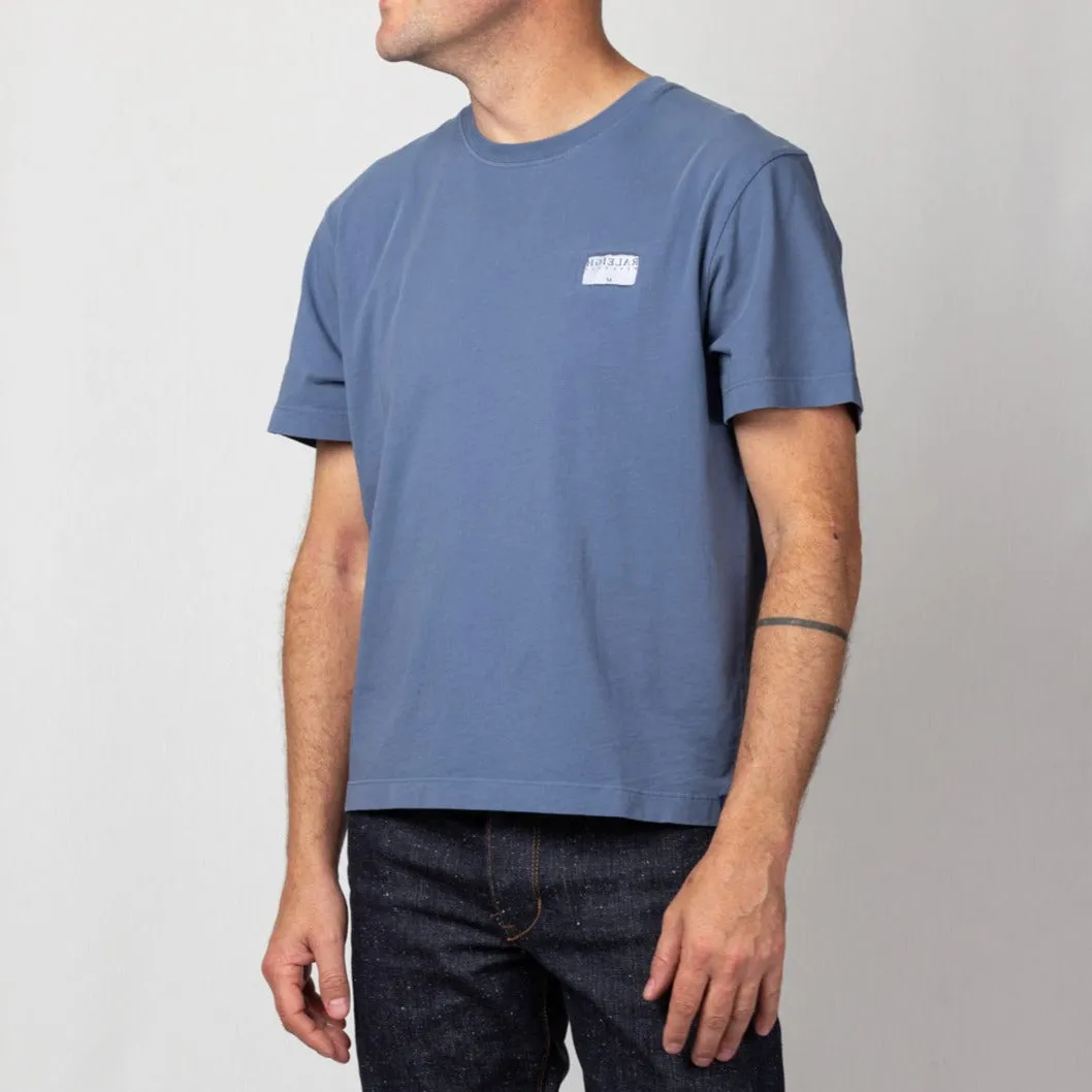 Solid Label Tee | Overcast sold by Raleigh Denim Workshop