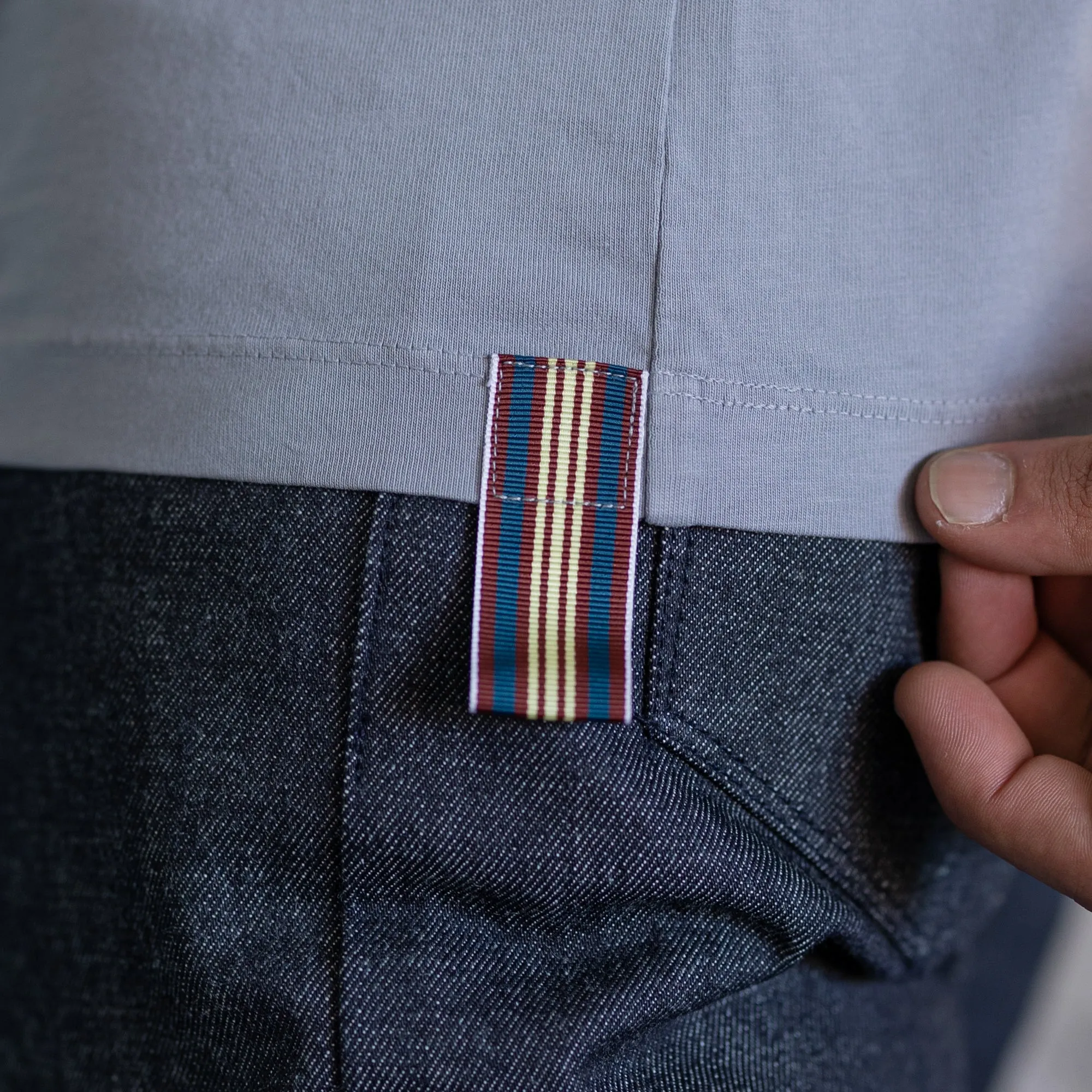 Boxy Tee | Cool Grey sold by Raleigh Denim Workshop product image thumbnail 2