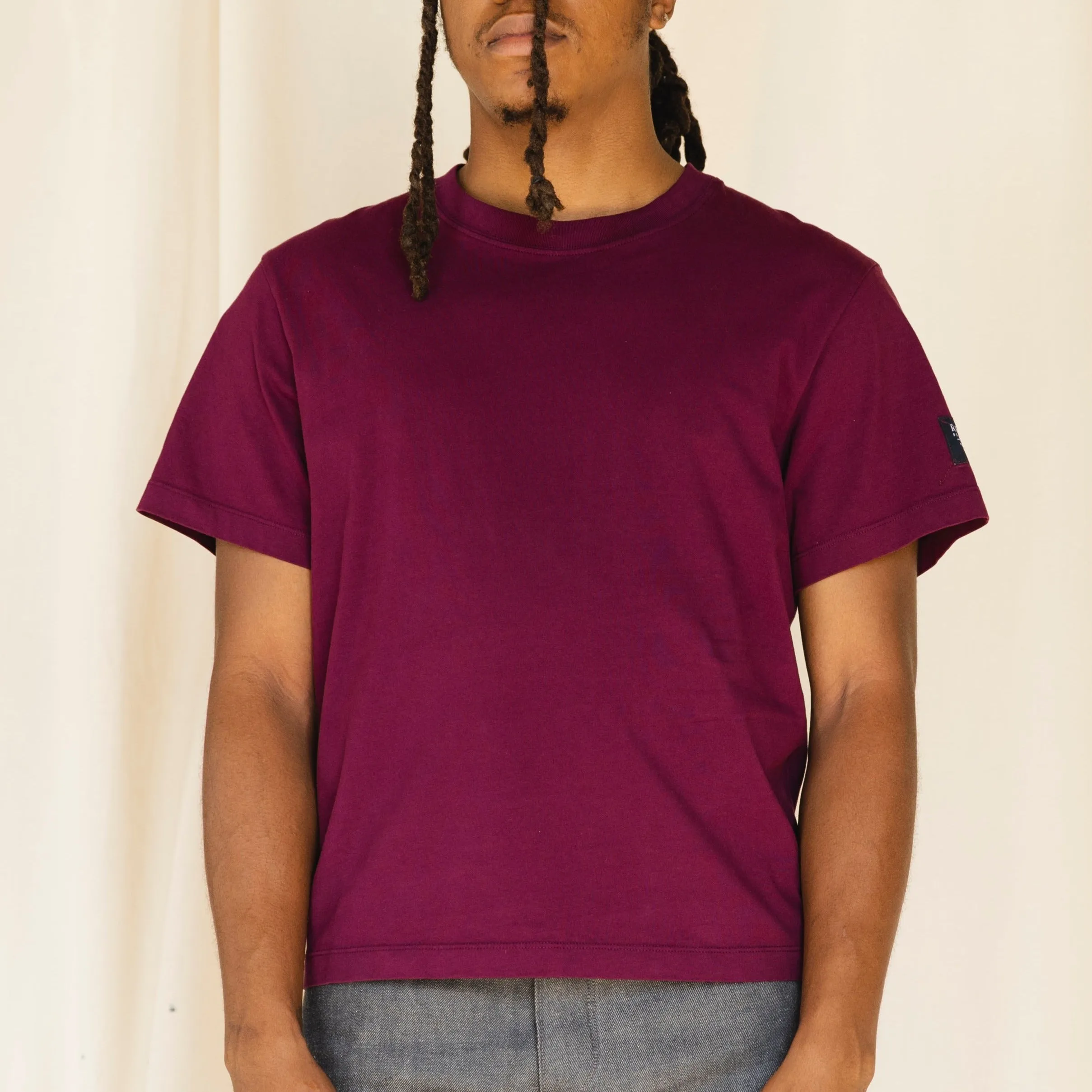 Boxy Tee | Garnet sold by Raleigh Denim Workshop