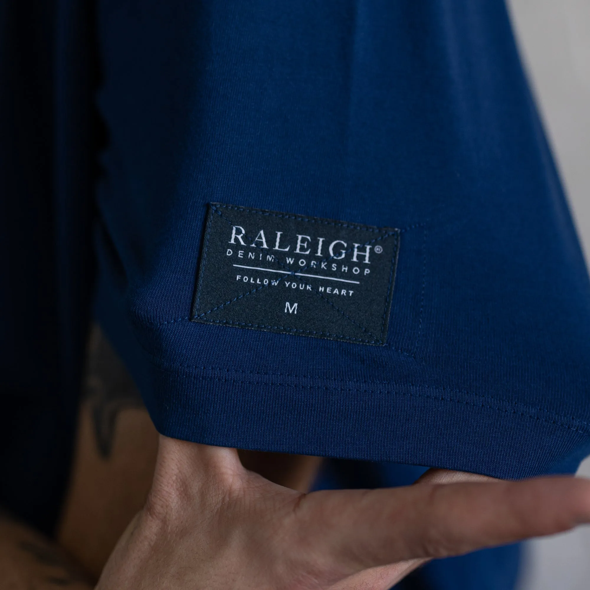 Boxy Tee | Navy sold by Raleigh Denim Workshop product image thumbnail 2