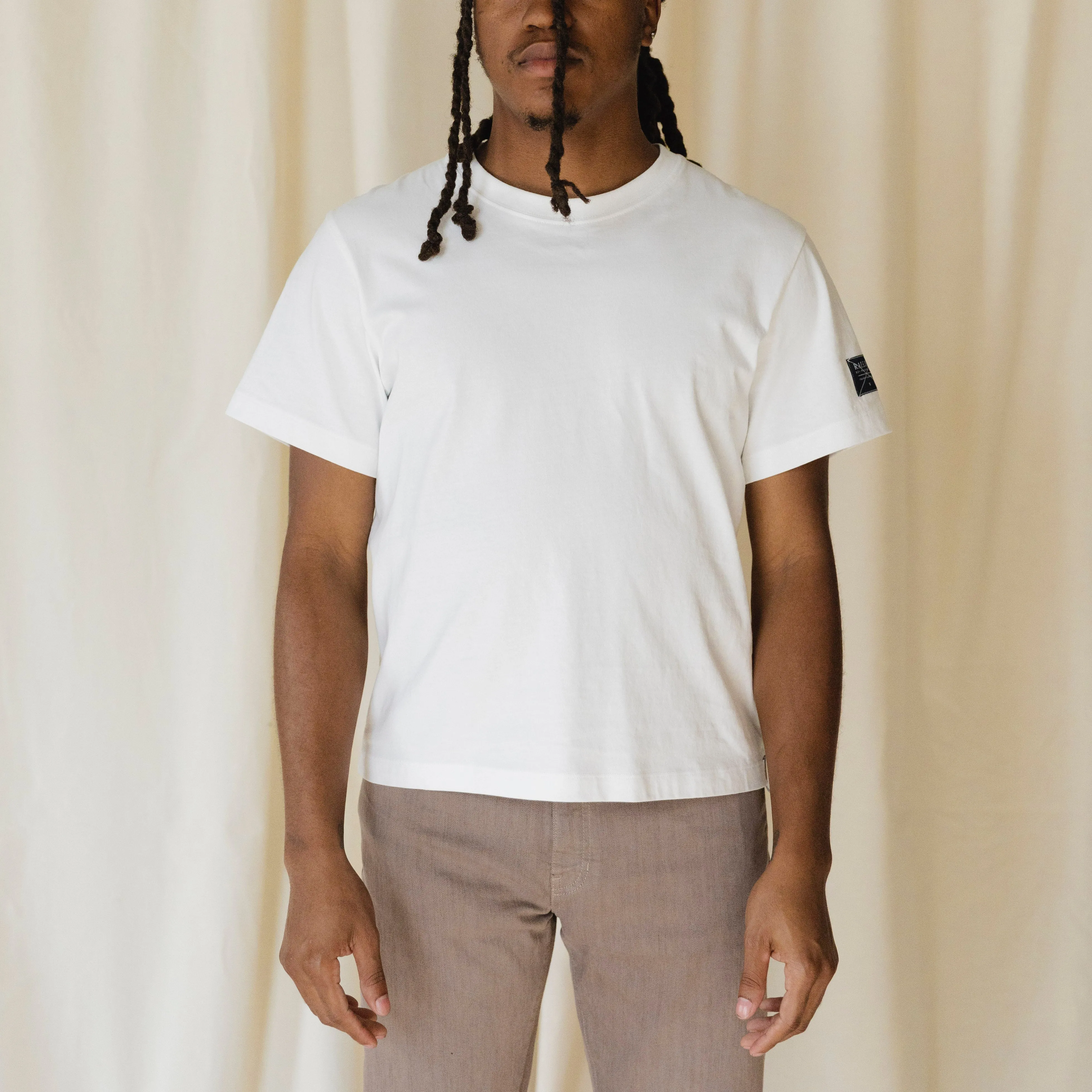 Boxy Tee | White sold by Raleigh Denim Workshop