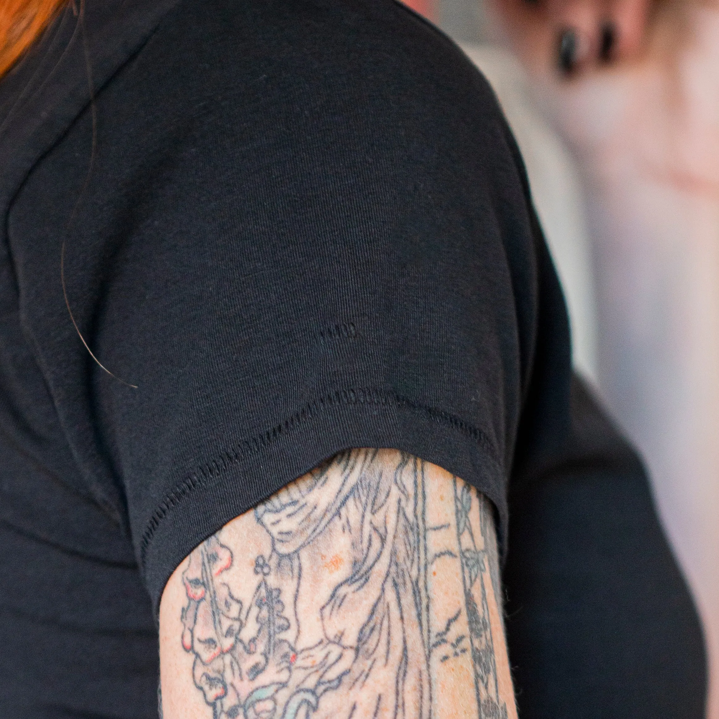 Fitted Tee | Black sold by Raleigh Denim Workshop product image thumbnail 2