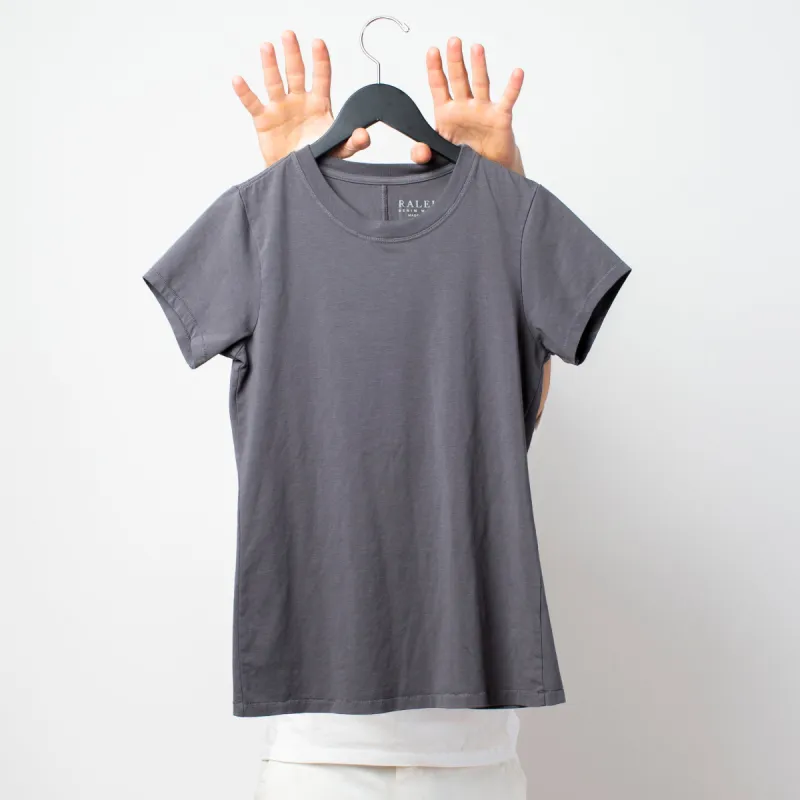 Fitted Tee | Stone sold by Raleigh Denim Workshop