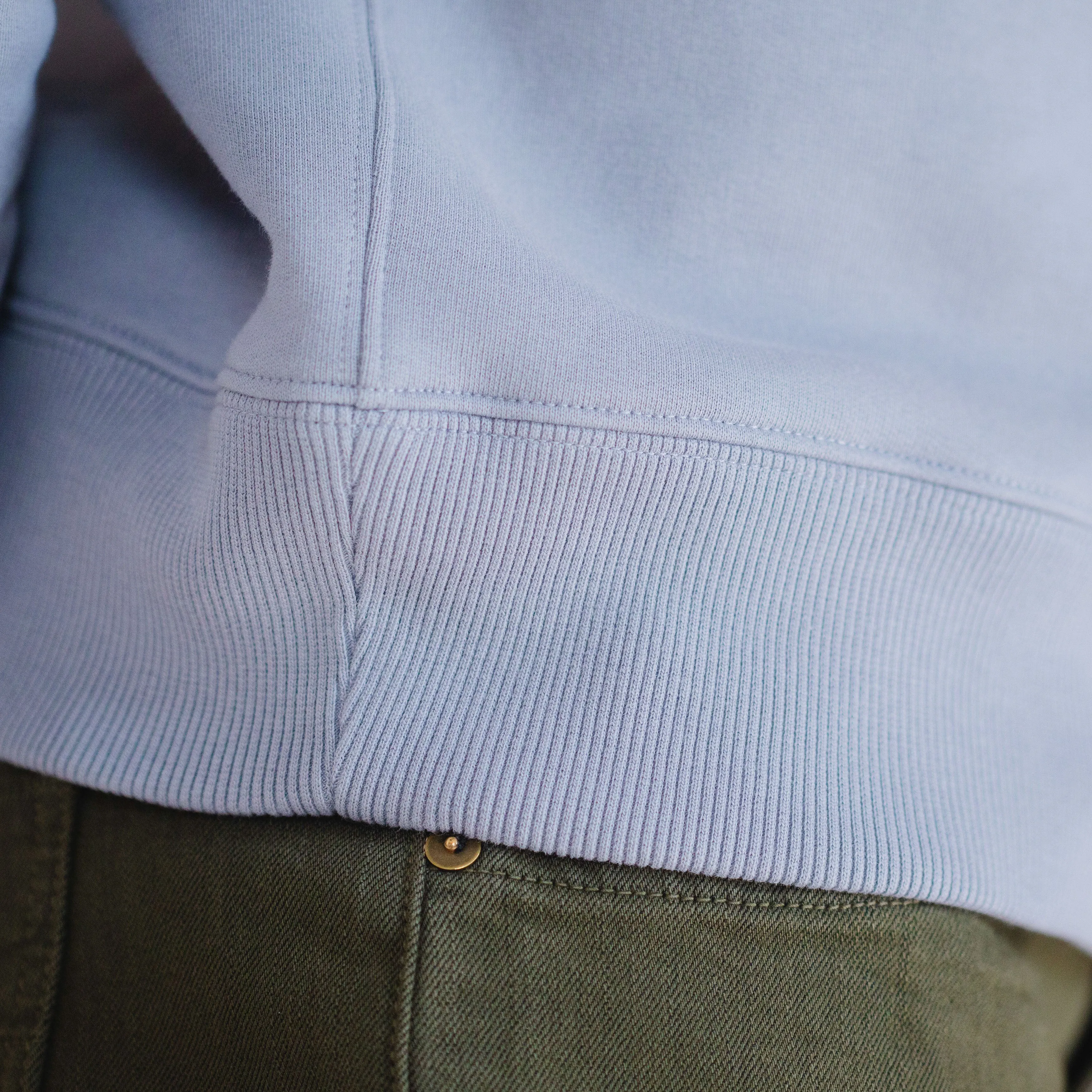 Crewneck Sweatshirt | Cool Grey sold by Raleigh Denim Workshop product image thumbnail 2