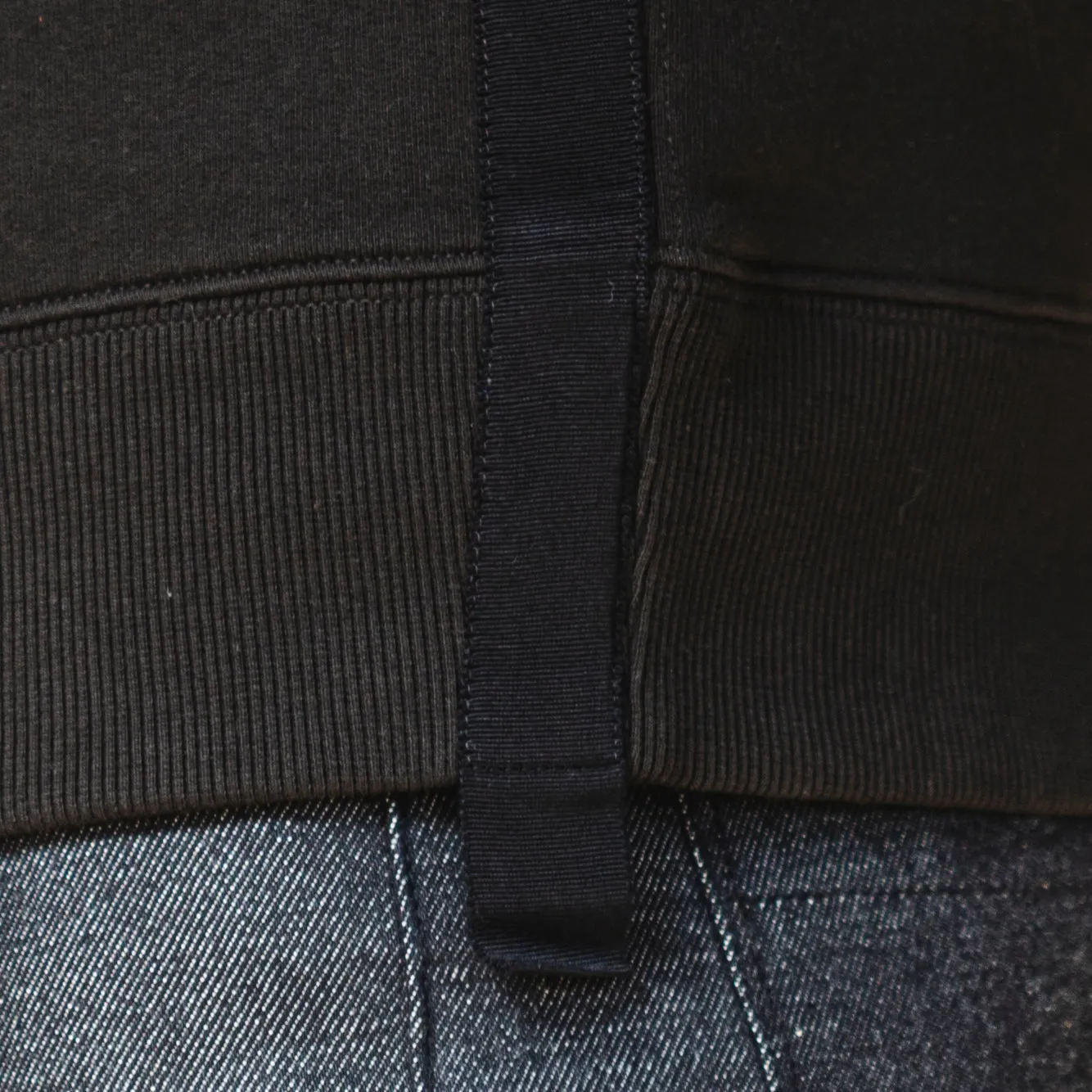 Crewneck Sweatshirt | Black sold by Raleigh Denim Workshop product image thumbnail 4