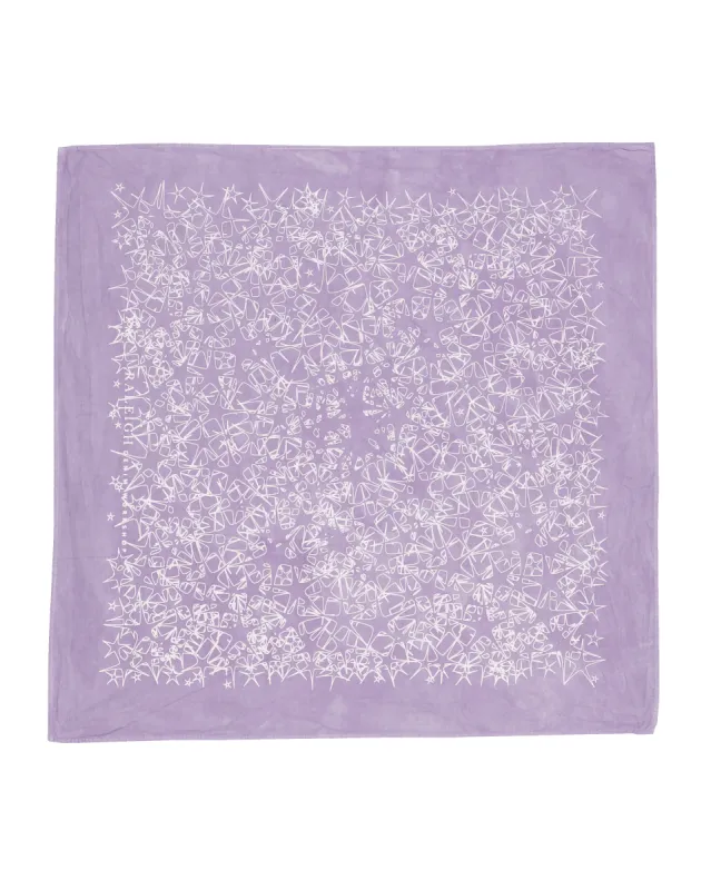 Bandana | Starry Stars - Mauve sold by Raleigh Denim Workshop
