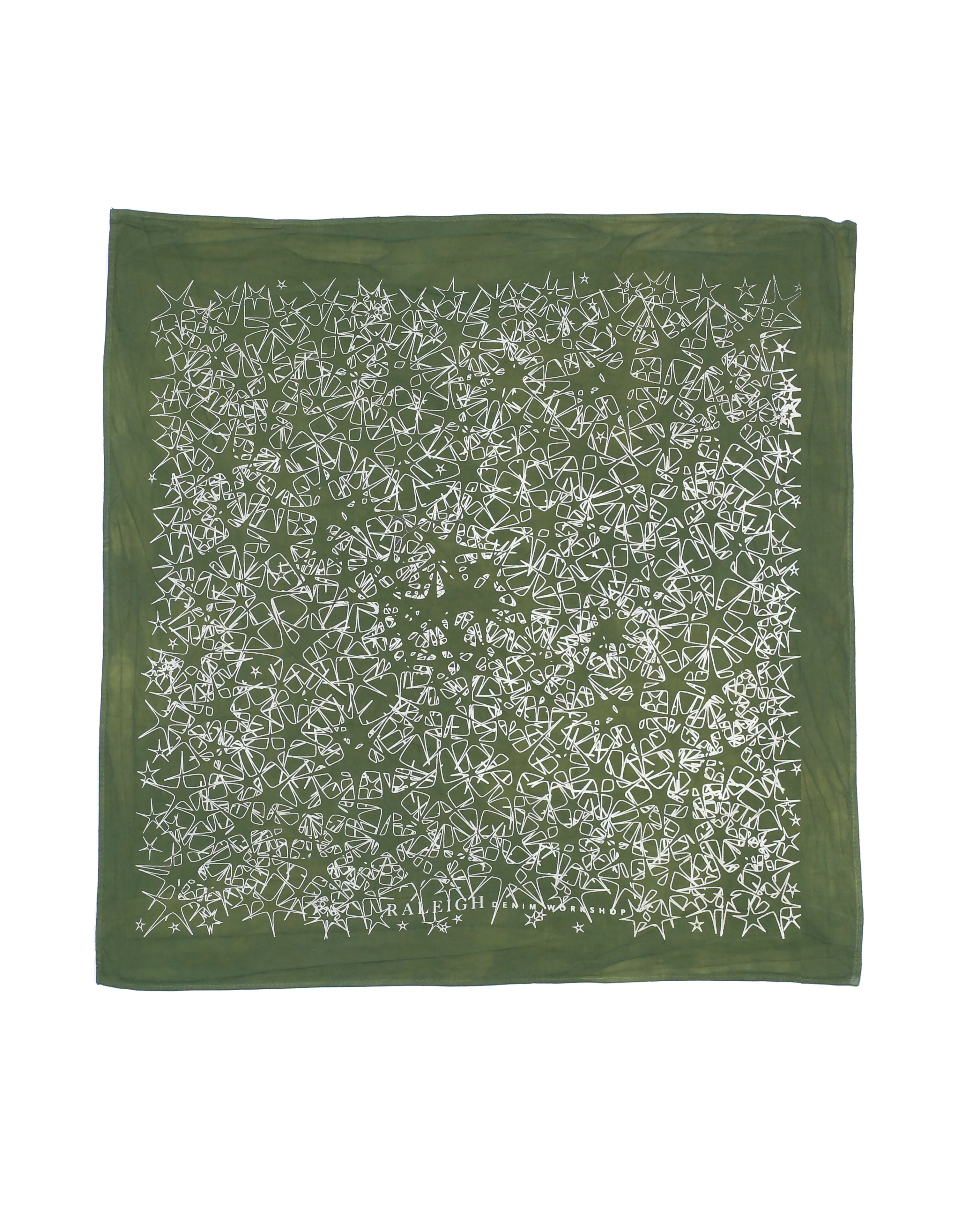 Bandana | Starry Stars - Forest sold by Raleigh Denim Workshop