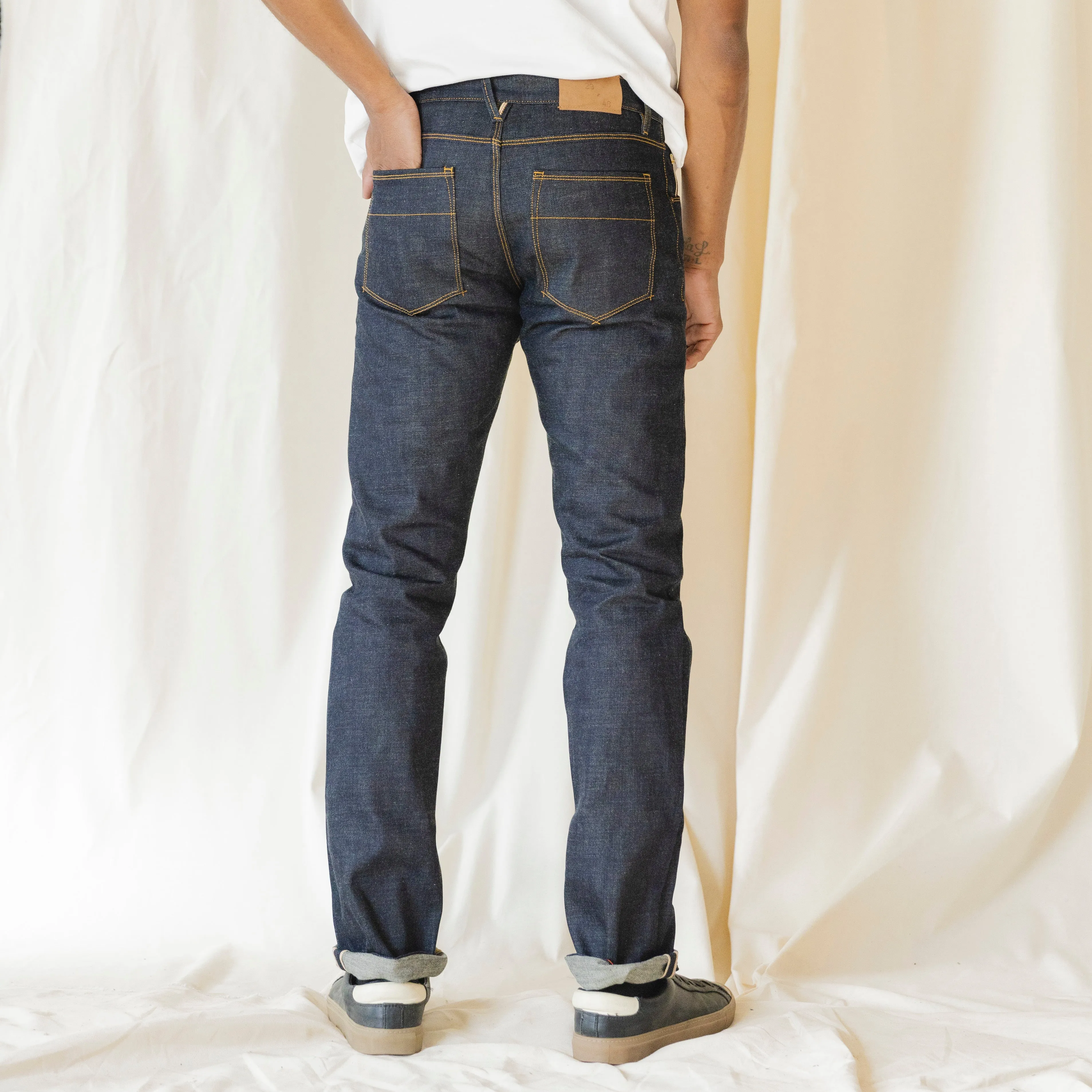 Martin | Raw Selvage Denim sold by Raleigh Denim Workshop product image thumbnail 3
