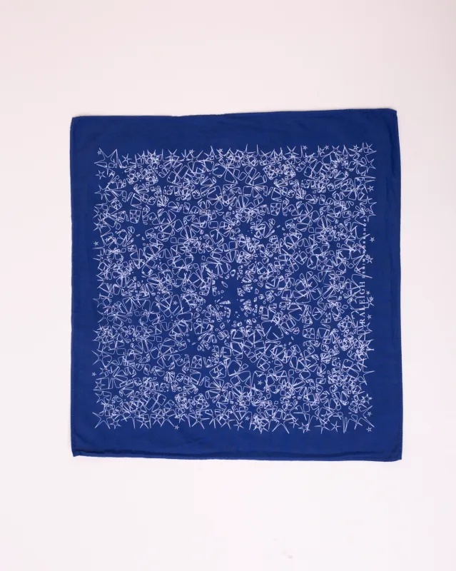 Bandana | Starry Stars - Royal sold by Raleigh Denim Workshop