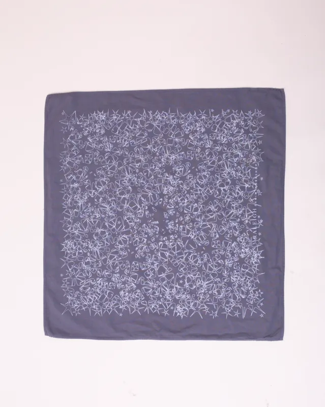 Bandana | Starry Stars - Steel sold by Raleigh Denim Workshop
