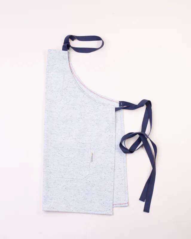 Patch Pocket Apron | Heather Denim sold by Raleigh Denim Workshop