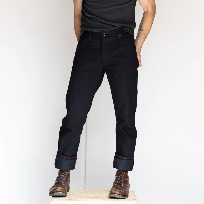 Jones: Selvage Raw | Black Vidalia made by Raleigh Denim Workshop