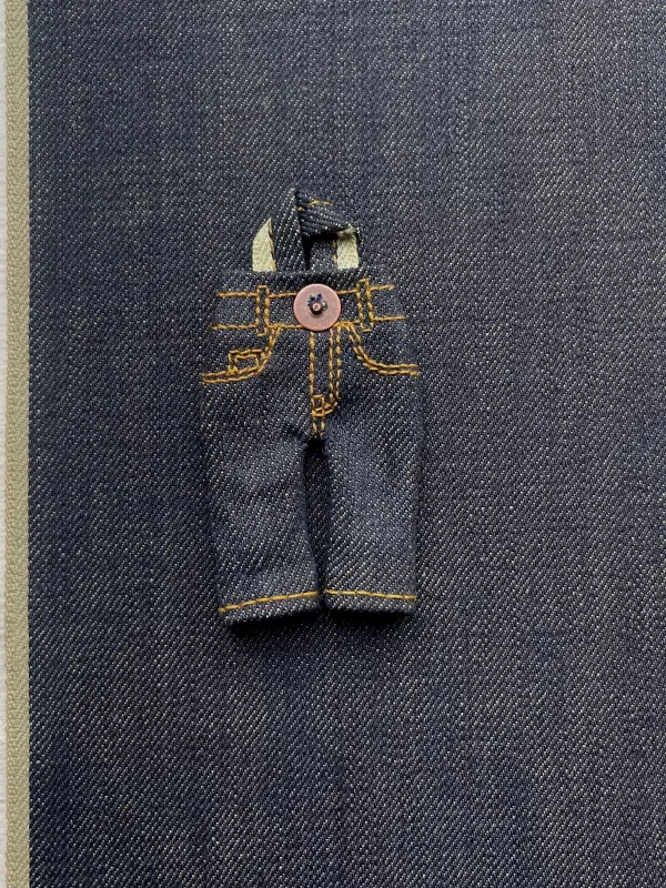 Tiny Pants Keychain | Cone Selvage sold by Raleigh Denim Workshop