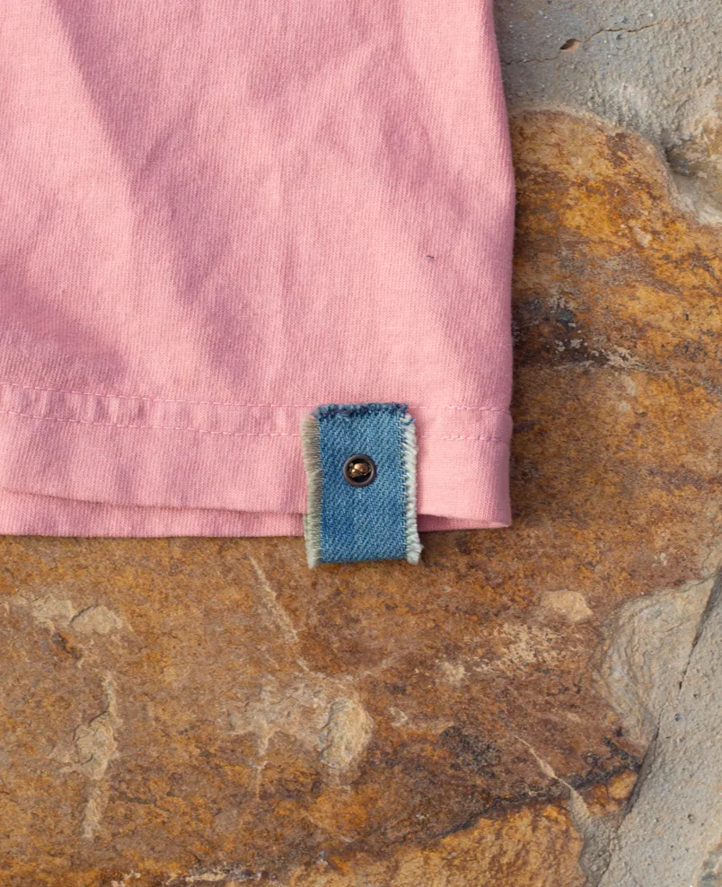 Crew Neck Tab Tee | Sunset sold by Raleigh Denim Workshop product image thumbnail 2