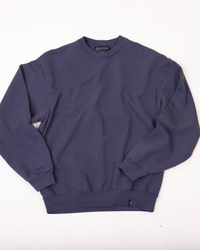 Heavyweight Sweatshirt | Marine sold by Raleigh Denim Workshop