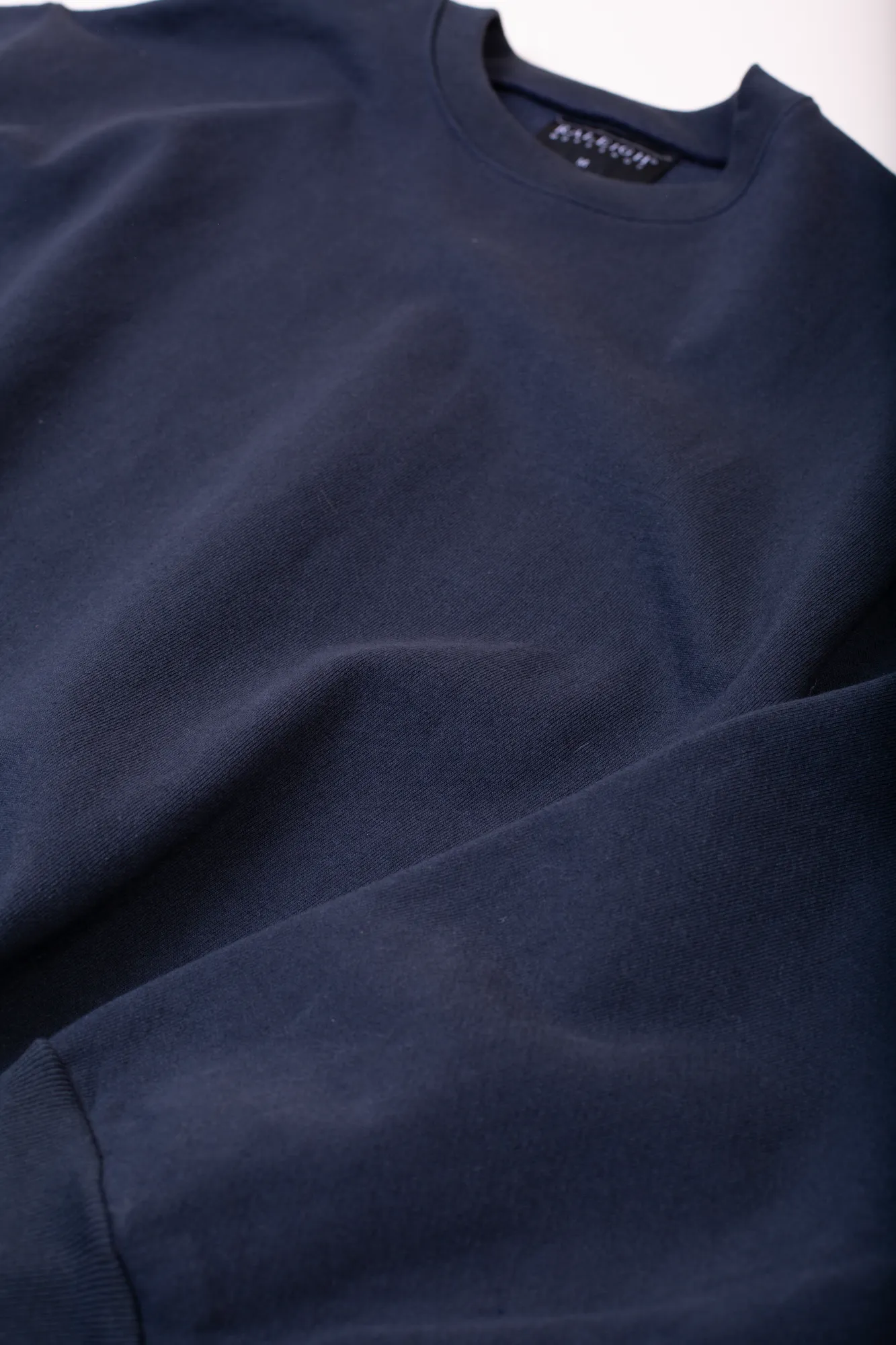 Heavyweight Sweatshirt | Navy sold by Raleigh Denim Workshop product image thumbnail 4