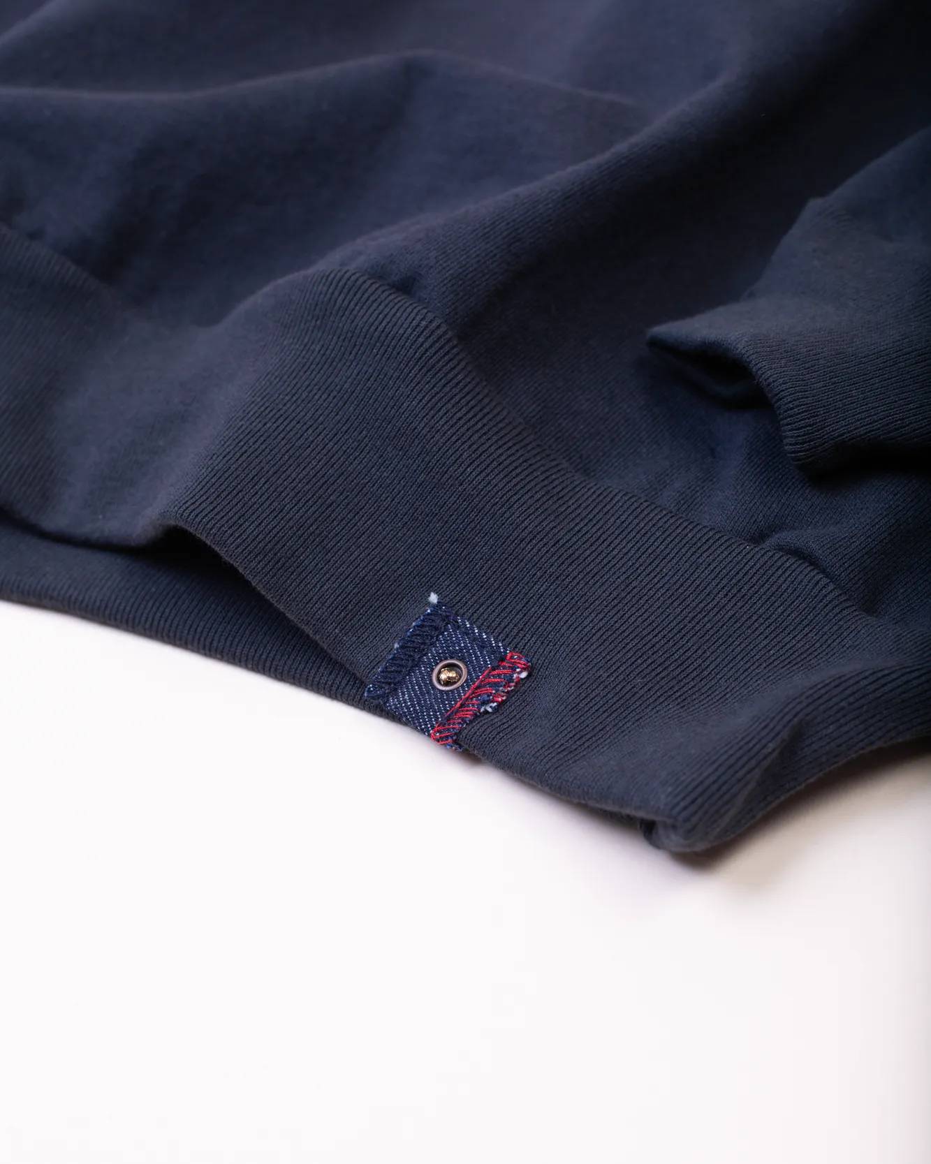 Heavyweight Sweatshirt | Navy sold by Raleigh Denim Workshop product image thumbnail 2